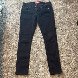 Lucky Brand Black Skinny Corduroy Pants